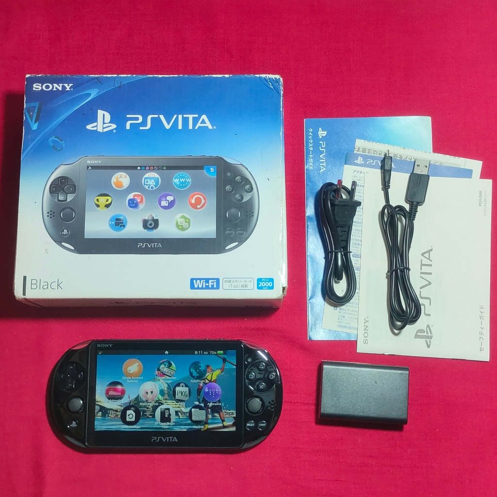 Jual Ps Vita Slim 128 GB CFW Henkaku Enso Full Game Bebas Request 01