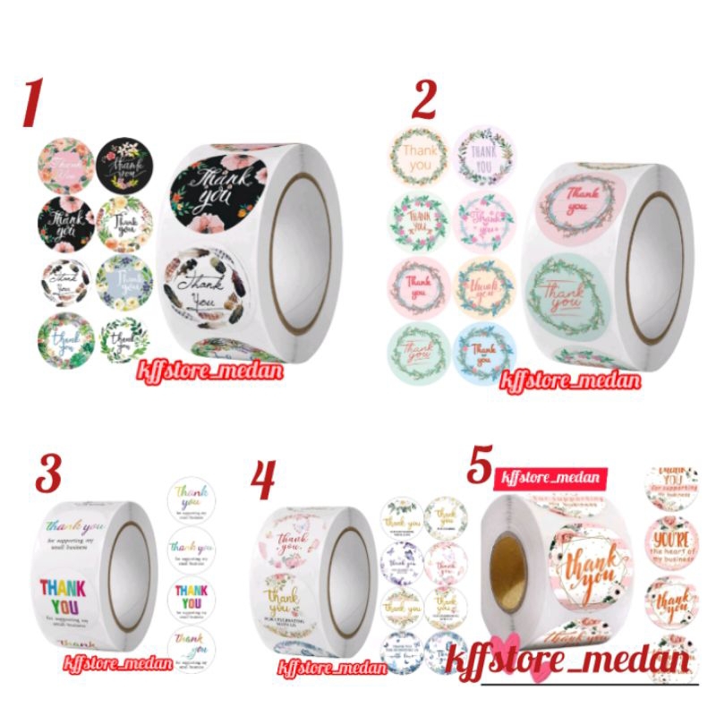 Jual Sticker Thank You 2,5cm (per 20pcs) | Shopee Indonesia