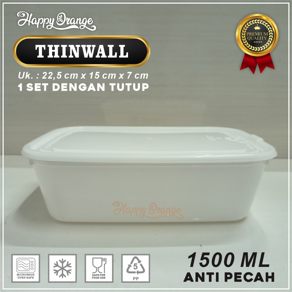 Jual Thinwall Food Container Food Box Kotak Makan Plastik Tidak