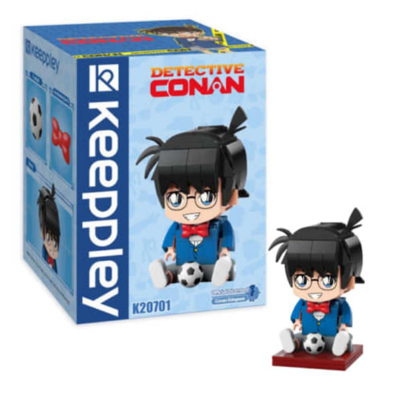SAKAMI Portachiavi Ufficiale Detective Conan Edogawa – Statuetta In Acrilico 9 Cm Con Anello E Chiusura, Articolo Da Collezione, Licenza Originale - 4