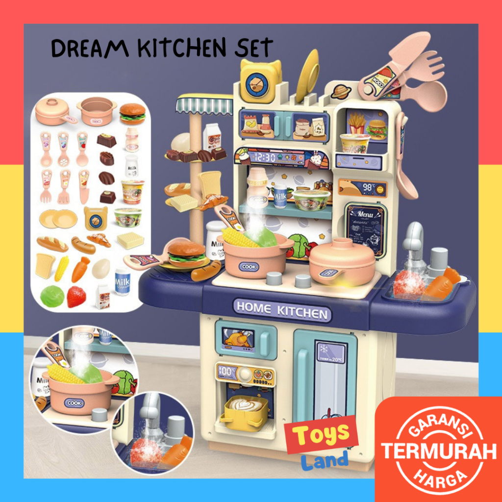 Jual Dream Kitchen Set Mainan Masak Masakan Anak Mainan Masak Anak ...