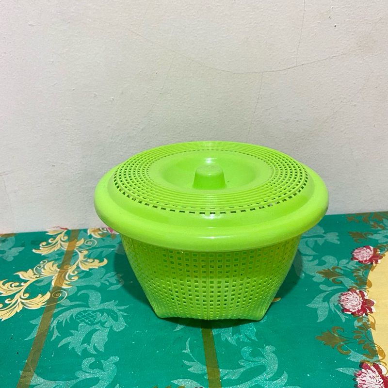 Jual Wakul Plastik+Tutup/ Bakul Sangku Nasi Mini Serbaguna | Shopee ...