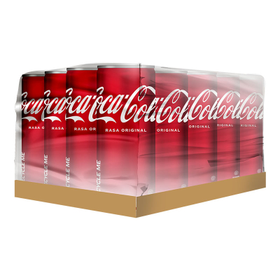 Jual Coca-Cola Original Minuman Soda Kaleng Rasa Kola 24 x 250 ml ...