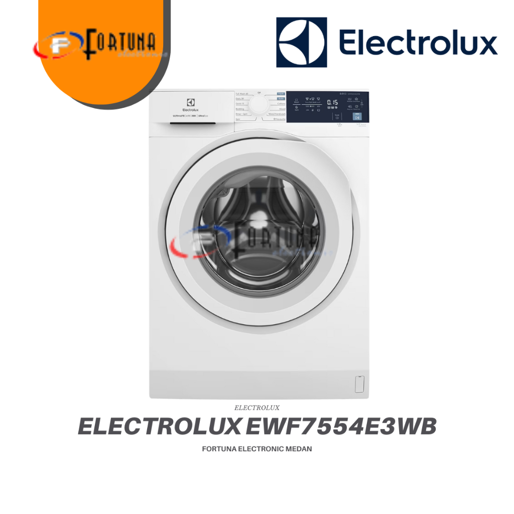 Jual ELECTROLUX MESIN CUCI FRONT LOADING 7.5 KG EWF7554E3WB (MEDAN ...