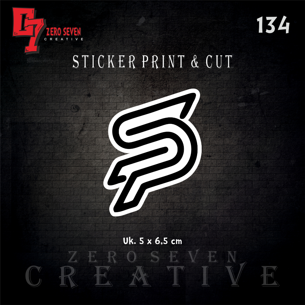 Jual STIKER SP LOGO / RACING / STIKER HELM / AESTHETIC / VYNIL / ANTI ...