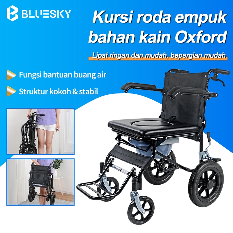 Jual Kursi roda manual/kursi roda lipat ringan sederhana/kursi roda