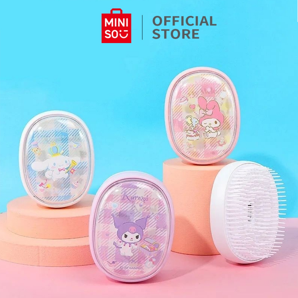 Jual Miniso Sanrio Massage Smoothing Comb Portable Women Cinnamoroll ...