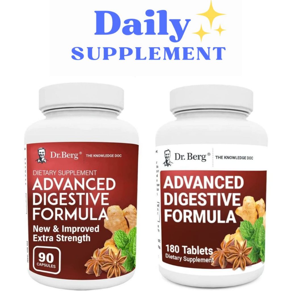 Jual Dr Berg Advanced Digestive Formula 180 Capsules Ori Shopee Indonesia