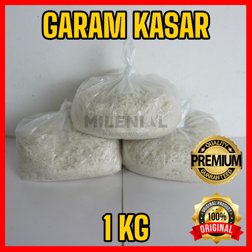 Jual Garam Kasar 1kg Garam Krosok Non Yodium 1kg Shopee Indonesia 2727