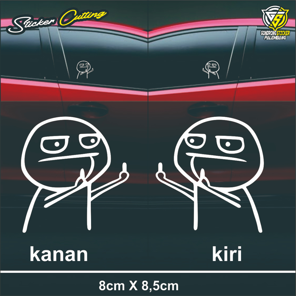 Jual Sticker Cutting Kaca Pintu Mobil Pucek, Stiker Mobil | Shopee ...