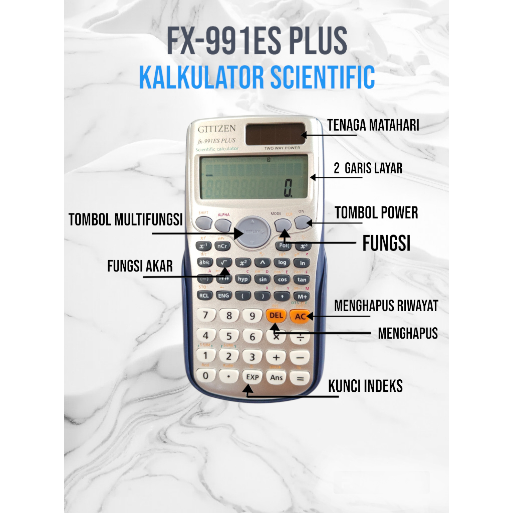Jual !! BEST SELLER !! KALKULATOR SCIENTIFIC/KALKULATOR ILMIAH ANAK ...