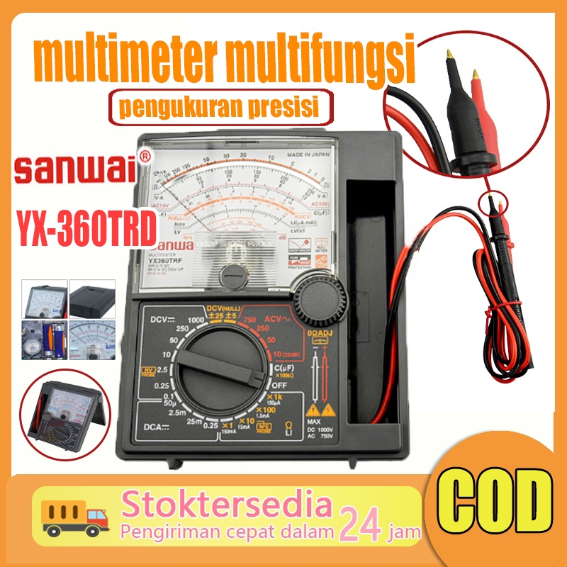 Jual Multimeter Tofuda Model Heles Yx 360 Trd Multitester Avometer Analog Tofuda Model Heles 8561