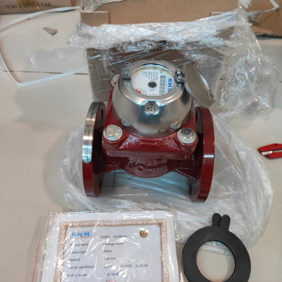Jual Water Meter Limbah (DN50) 2 Inch Merk SHM | Shopee Indonesia