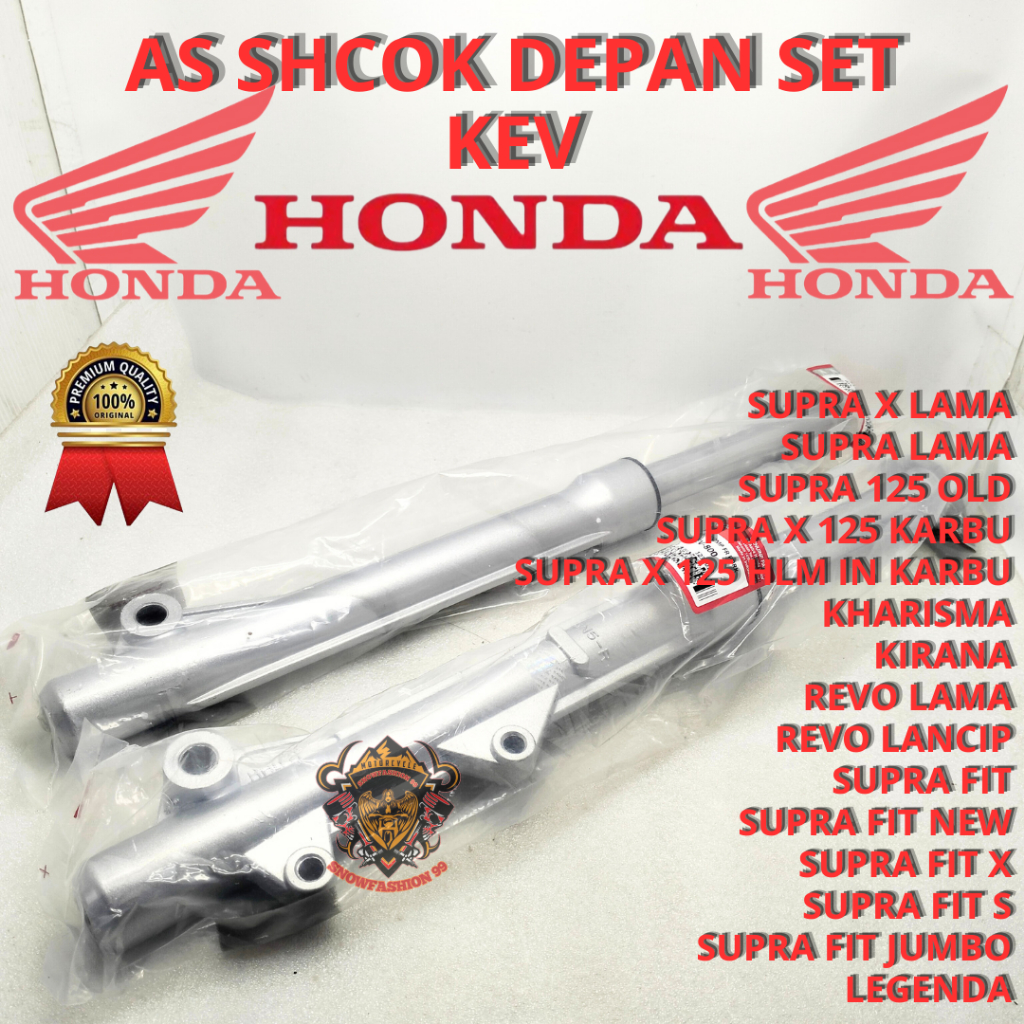 Jual As Shock Depan Supra Kev As Shock Depan Set Tabung Supra X Lama Supra Fit New Supra X