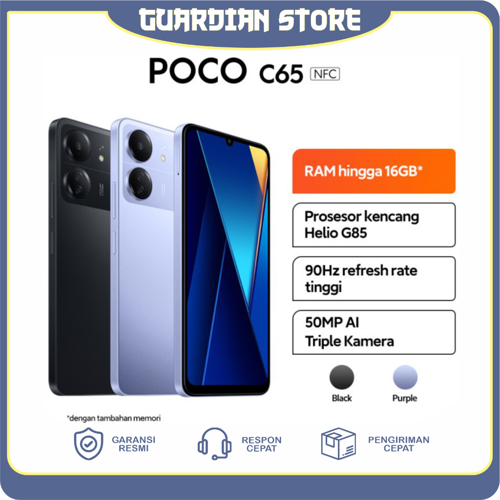 Jual POCO C65 6/128GB Garansi Resmi | Shopee Indonesia