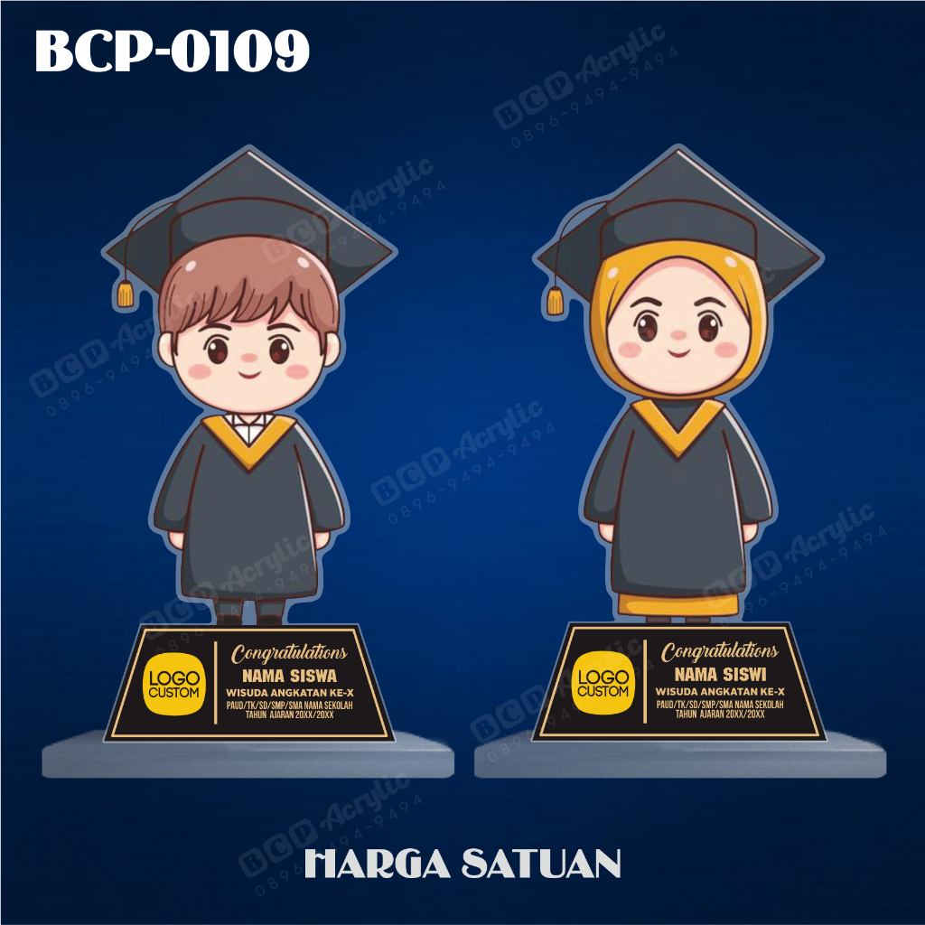 Jual PLAKAT WISUDA, PIALA WISUDA, PIAGAM WISUDA, MEDALI WISUDA, PLAKAT ...