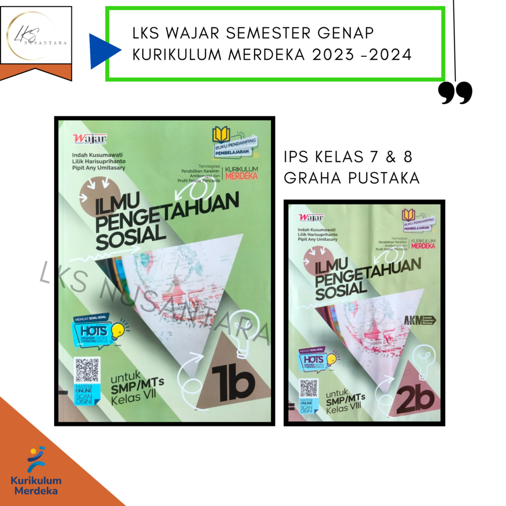 Jual LKS WAJAR MAPEL IPS KELAS 7 - 8 SEMESTER GENAP MERDEKA 2023 - 2024 ...