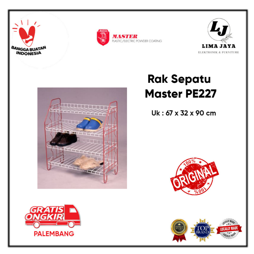 Jual Rak Serbaguna Rak Sepatu Master PE227 / Rak Piring Susun 5 Tingkat ...