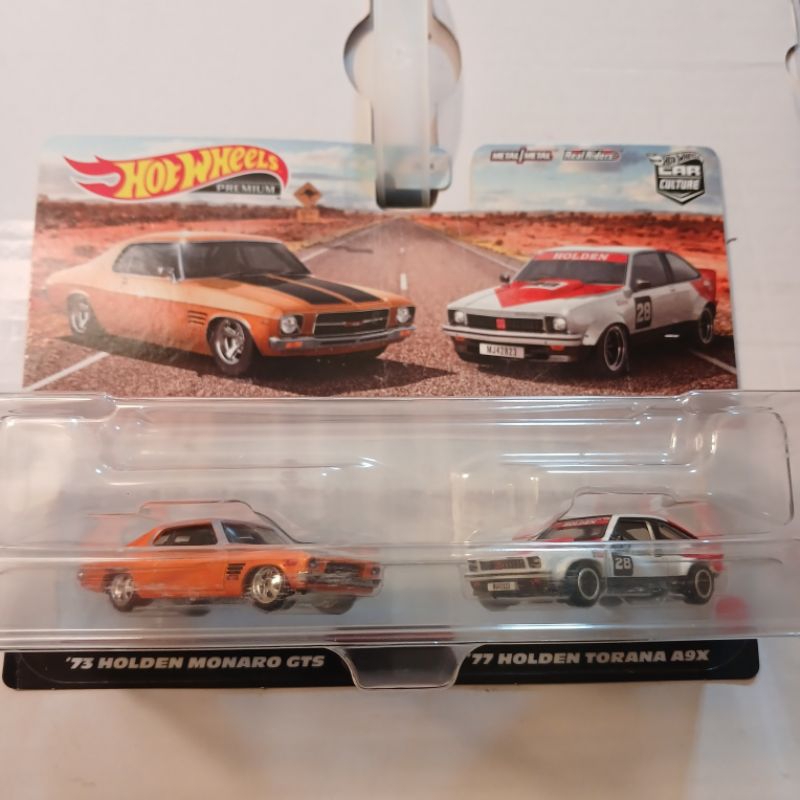 Jual HOTWHEELS PREMIUM 2PACK 73 HOLDEN MONARO GTS / 77 HOLDEN TORANA A9X DIECAST HOT WHEELS