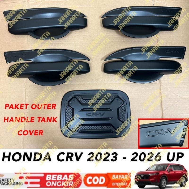 Jual Paket Outer Handle Tank Cover Honda Crv 2023 2024 2025 2026 Hitam