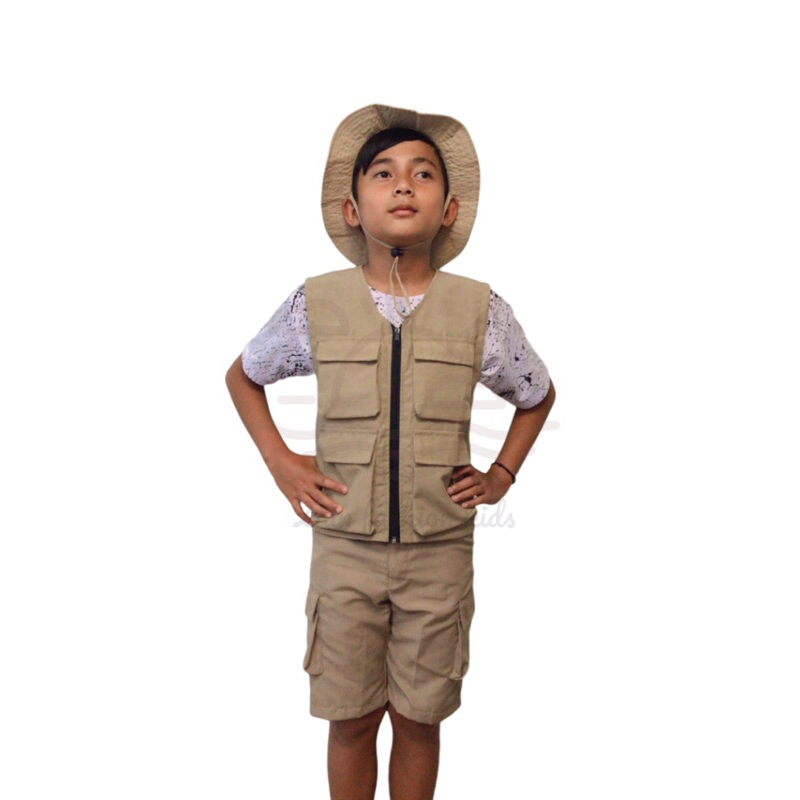 Jual Rompi safari anak / rompi rimba / rompi petualangan anak laki laki ...
