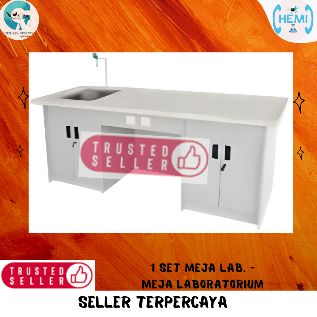 Jual 1 set Meja Lab. - Meja Laboratorium | Shopee Indonesia