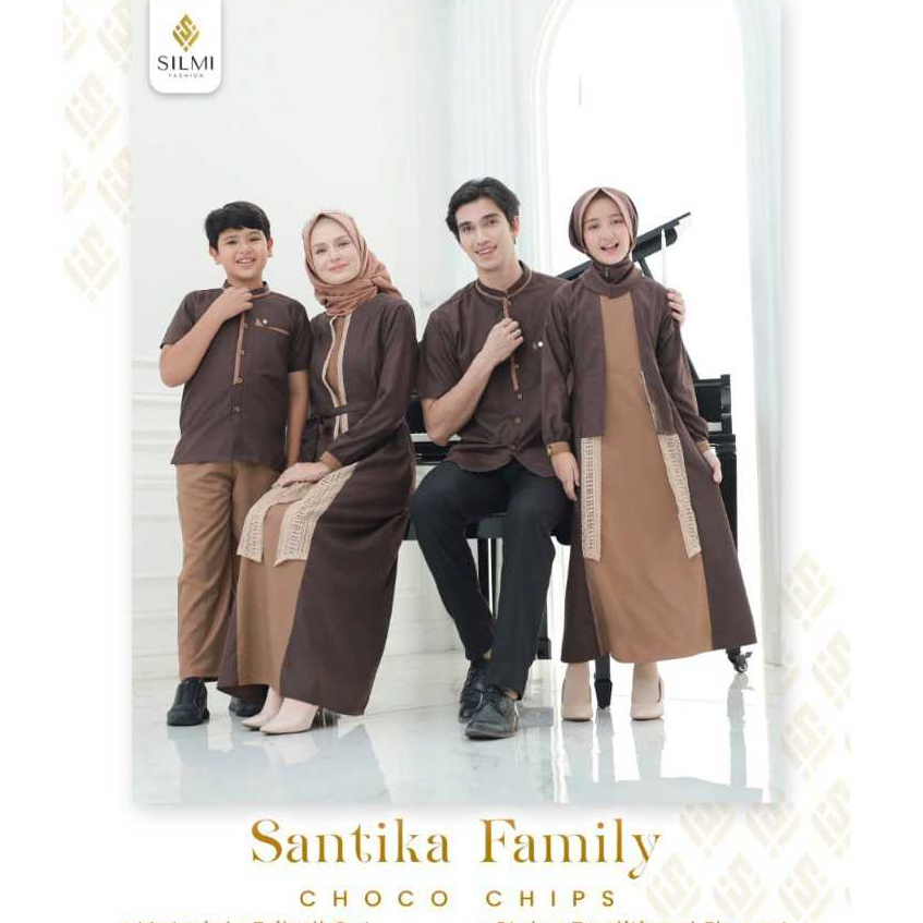 Jual [SARIMBIT SANTIKA] BAJU GAMIS DAN KOKO COUPLE KELUARGA BY SILMI ...