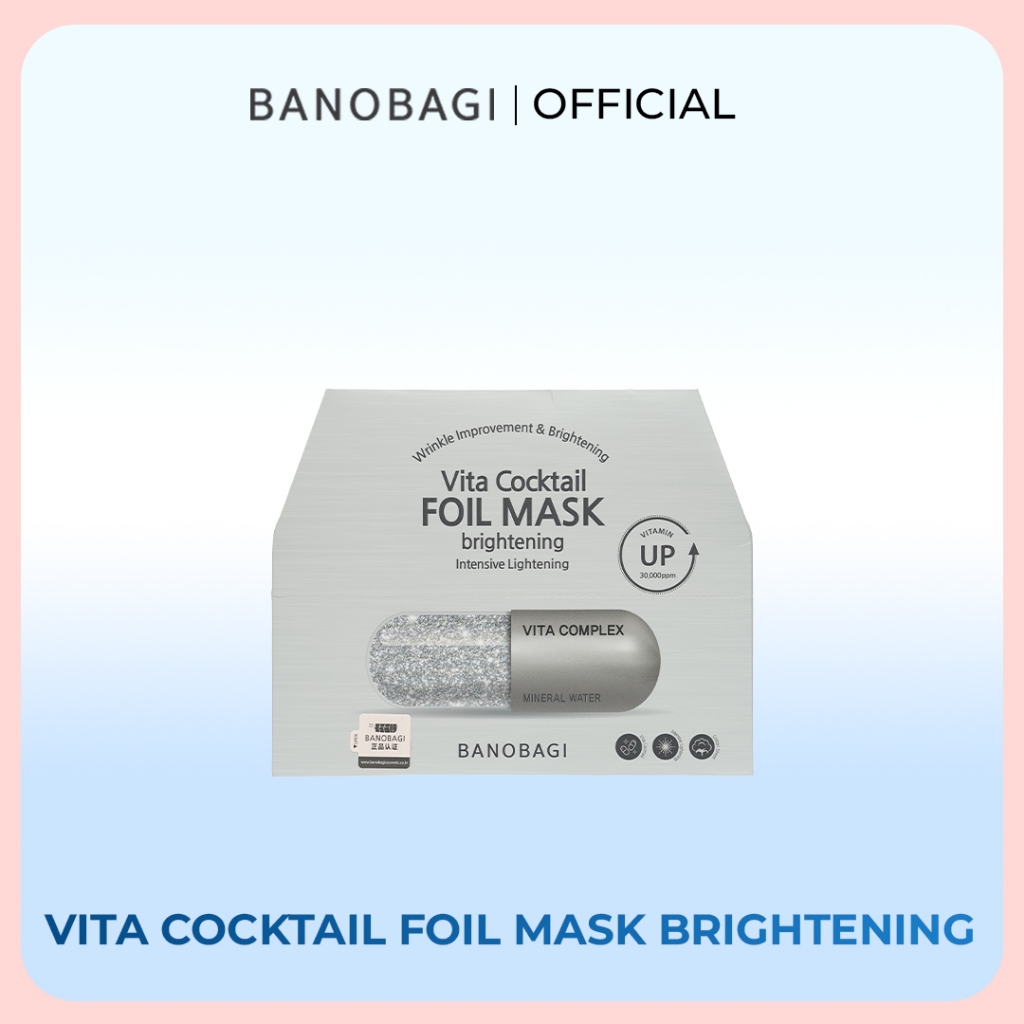 Jual BANOBAGI Vita Cocktail Brightening Foil Mask (30gX10sheets ...