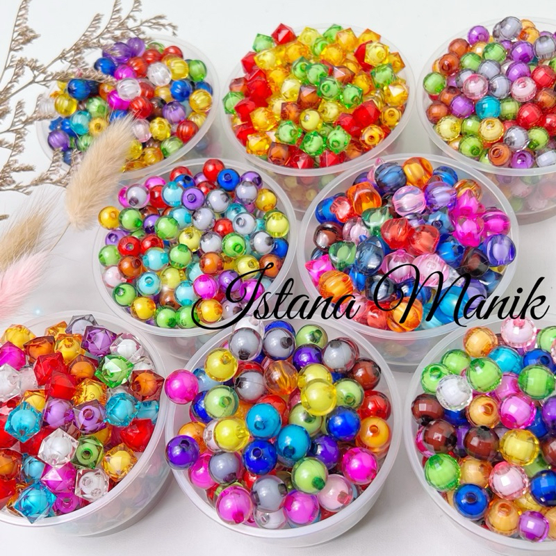 Jual Manik Mote Mutiara Manik Isi Diamond Belimbing Bulat (15gr ...