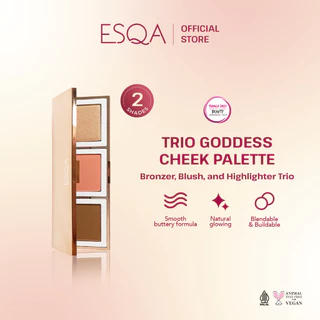 ESQA Trio Goddess Cheek Palette