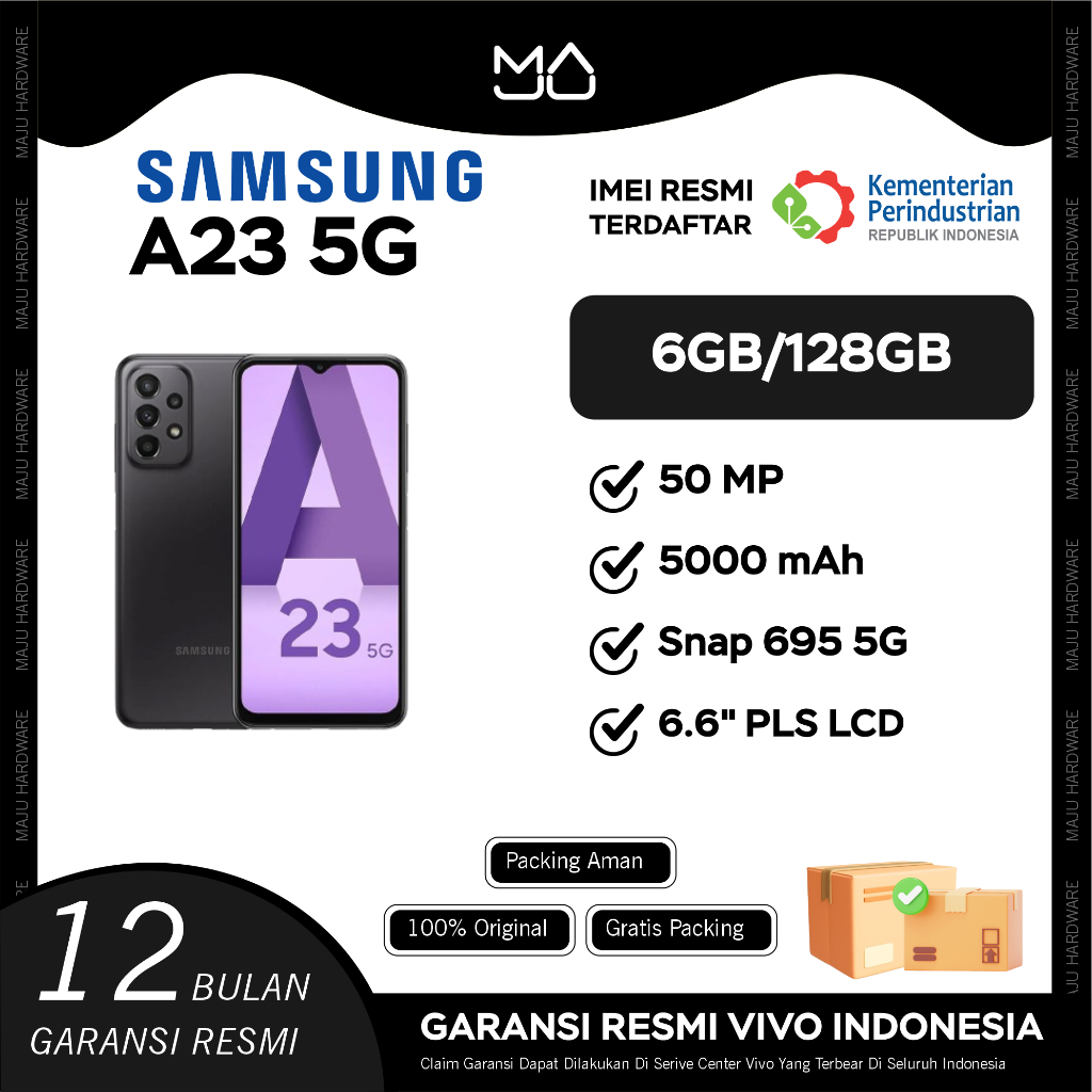 Jual Samsung Galaxy A23 5G Ram 6/128GB - Garansi Resmi 1 Tahun | Shopee ...