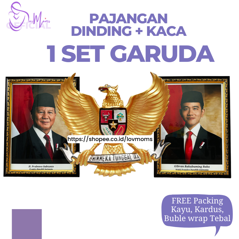 Jual Pigura Bingkai Foto Gambar Presiden dan Wakil Prabowo Gibran ...