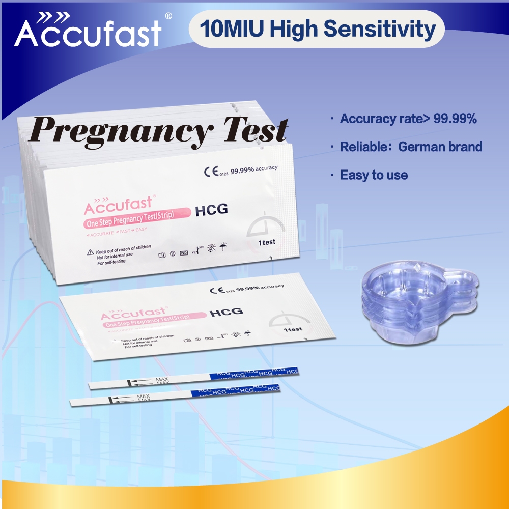 Jual AccuFast Tespek Test Pack Tes Kehamilan Strips - Tingkat akurasi ...