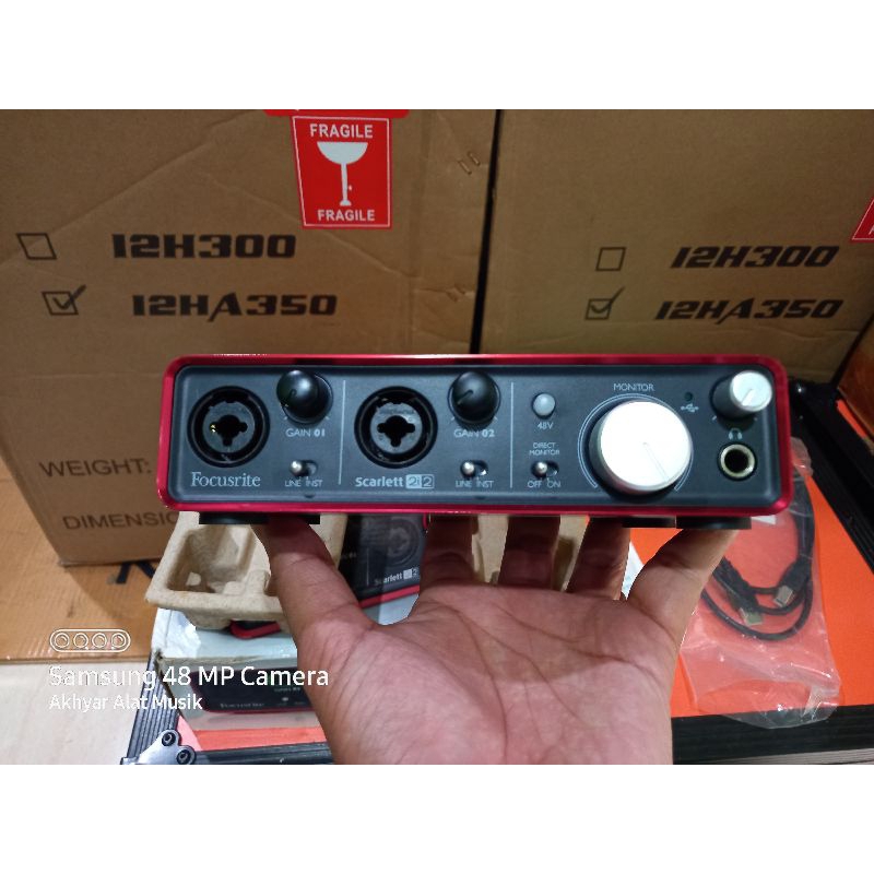 Jual Focusrite Scarlett 2i2 1st Gen Mulus Good Condition Usb Audio