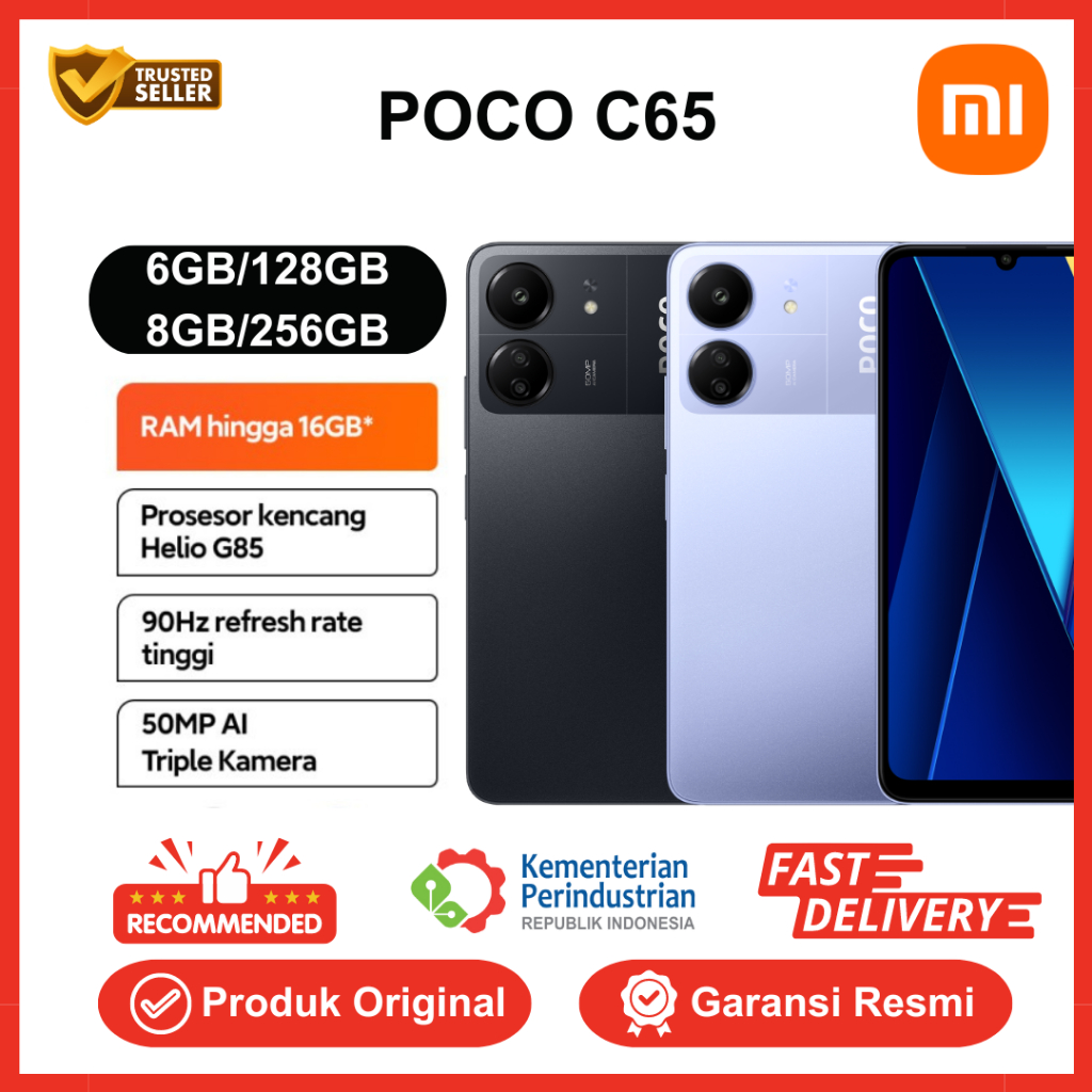 Jual Xiaomi Poco C65 (6GB/128GB) | (8GB/256GB) Garansi Resmi Xiaomi ...