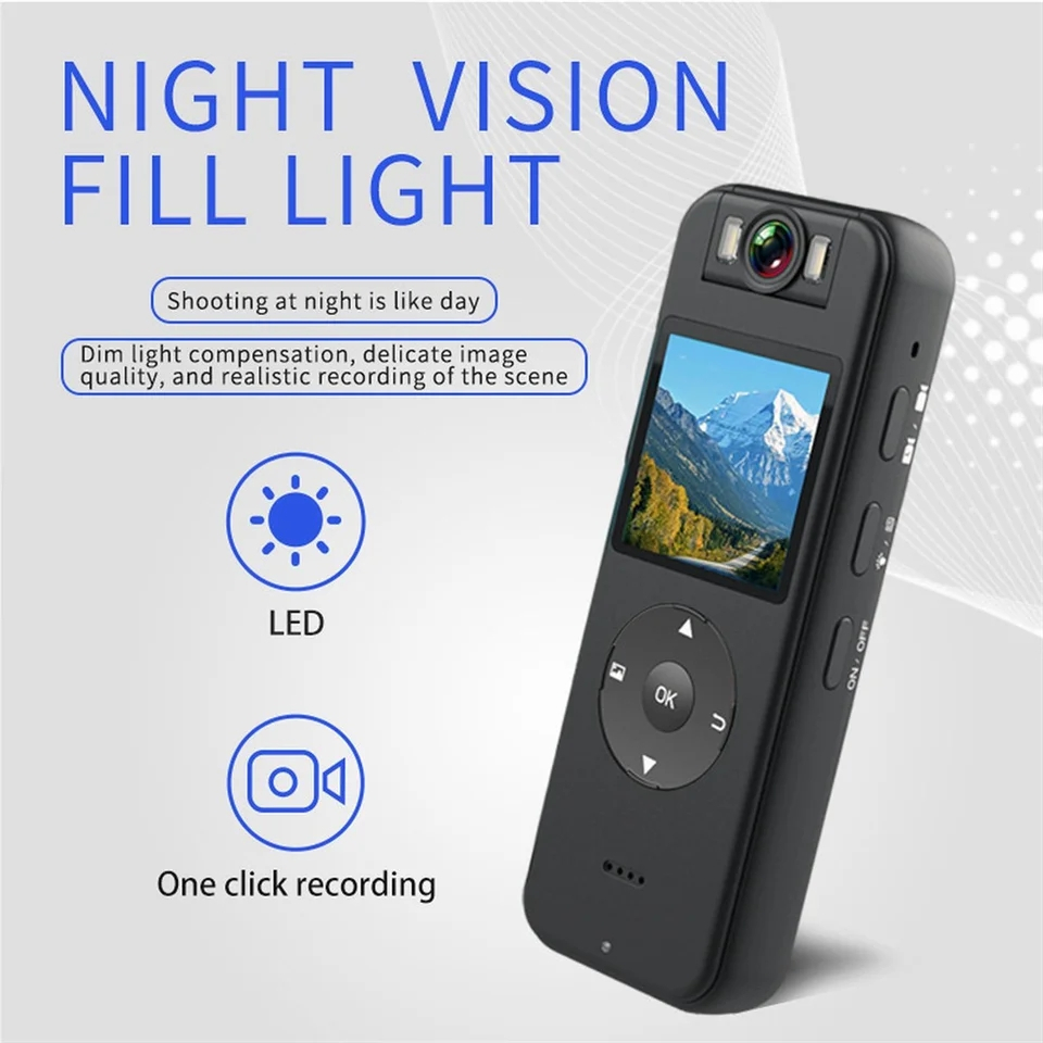 Jual Kamera Pocket Wifi 2K HD Night Vision Body Camera Recorder Usb C ...
