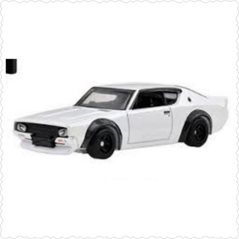 HOT WHEELS NISSAN DIORAMA Fleet street Skyline 2000Gt-r lbwk Skyline HT  2000GT-x Hakosuka Skyline C210