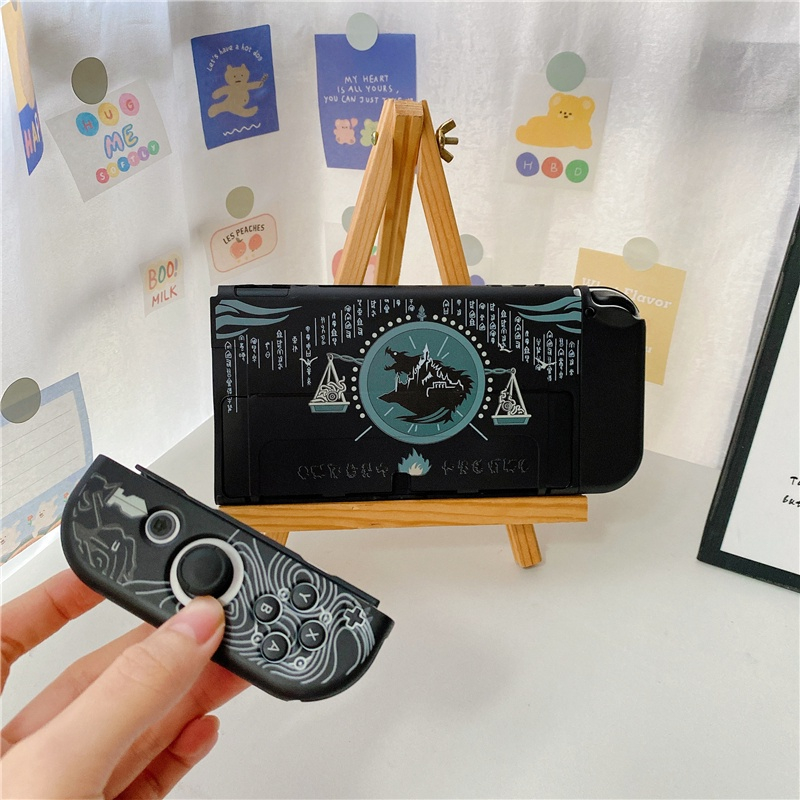 Jual Nintendo Switch-OLED Model Casing Cartoon Mystery Theme SoftShell ...