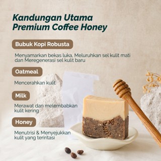 Jual Biotalk Premium Coffee Honey Soap Gram No Sls Sles Sabun Mandi Kopi Madu Susu