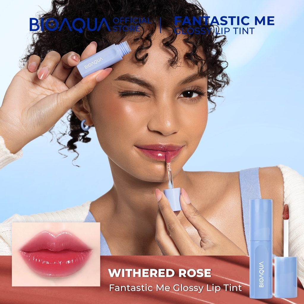 Jual [My Bestie Official] BIOAQUA Fantastic Me Glossy Lip Tint | Shopee ...