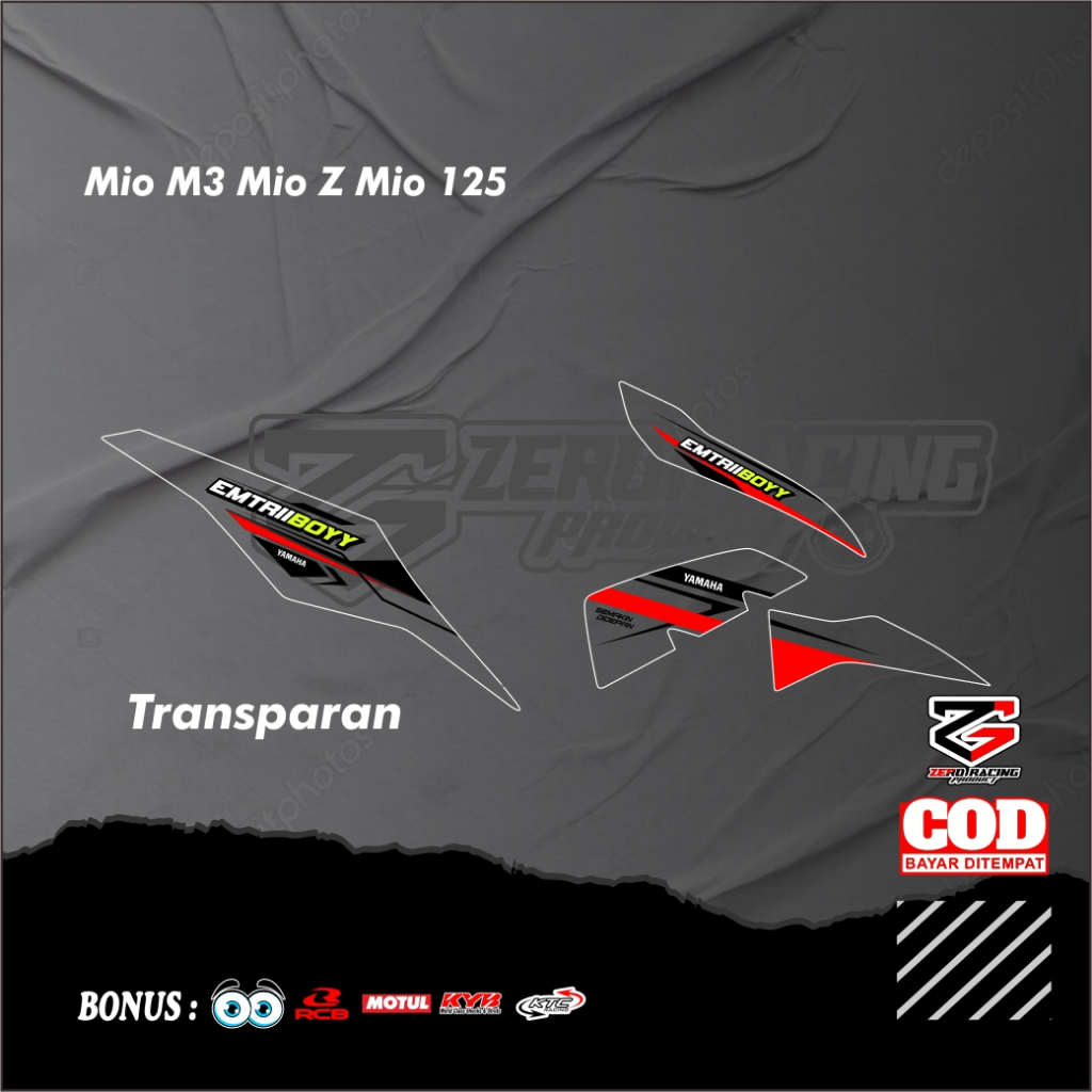 Jual Sticker Striping Mio M3 Mio Z Mio 125 Keren Terbaru - Decal Stiker ...