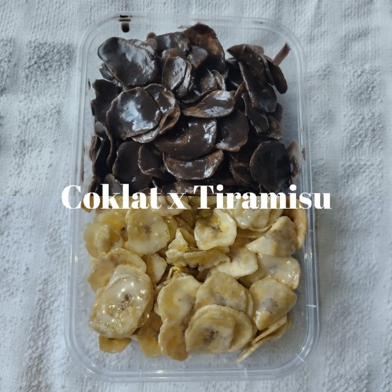 Jual Varian Mix Keripik Pisang Coklat Lumer Mix 4 Varian Rasa Kemasan