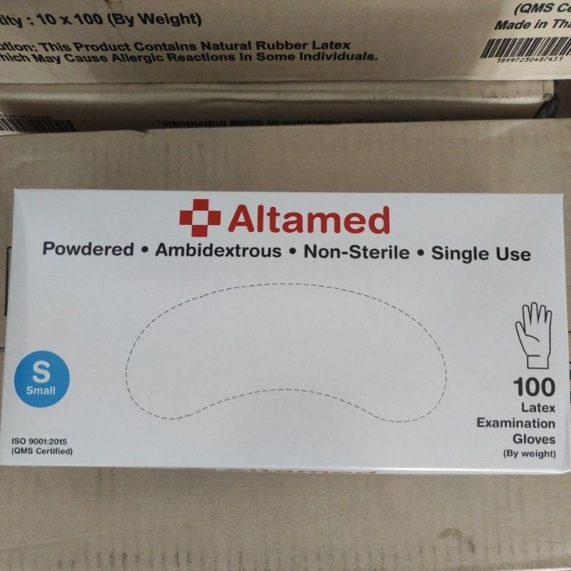 Jual Sarung Tangan Medis Altamed Latex Powder | Shopee Indonesia