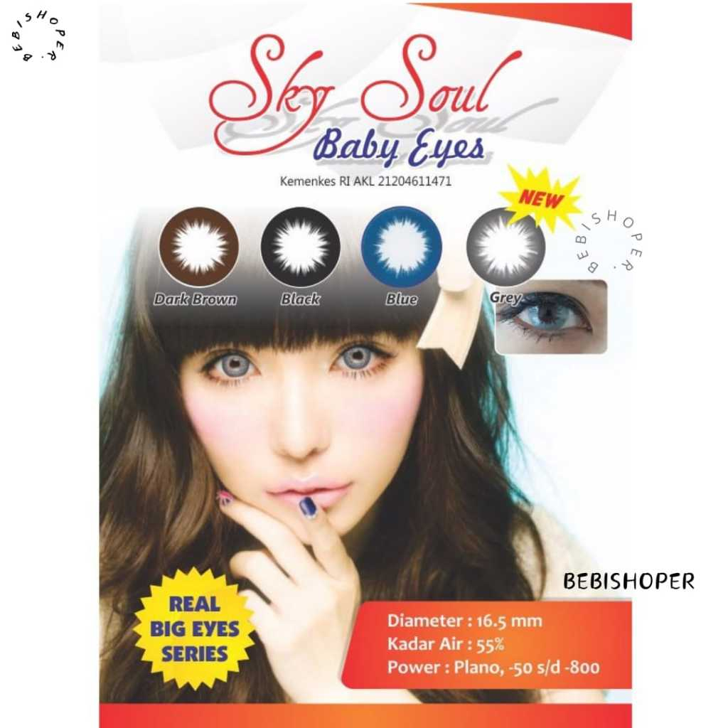 Sky soul store baby eyes grey