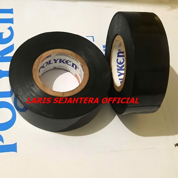 Jual Polyken Wrapping Tape Polyken 2 inch x 100 Feet Original Hitam Dan ...