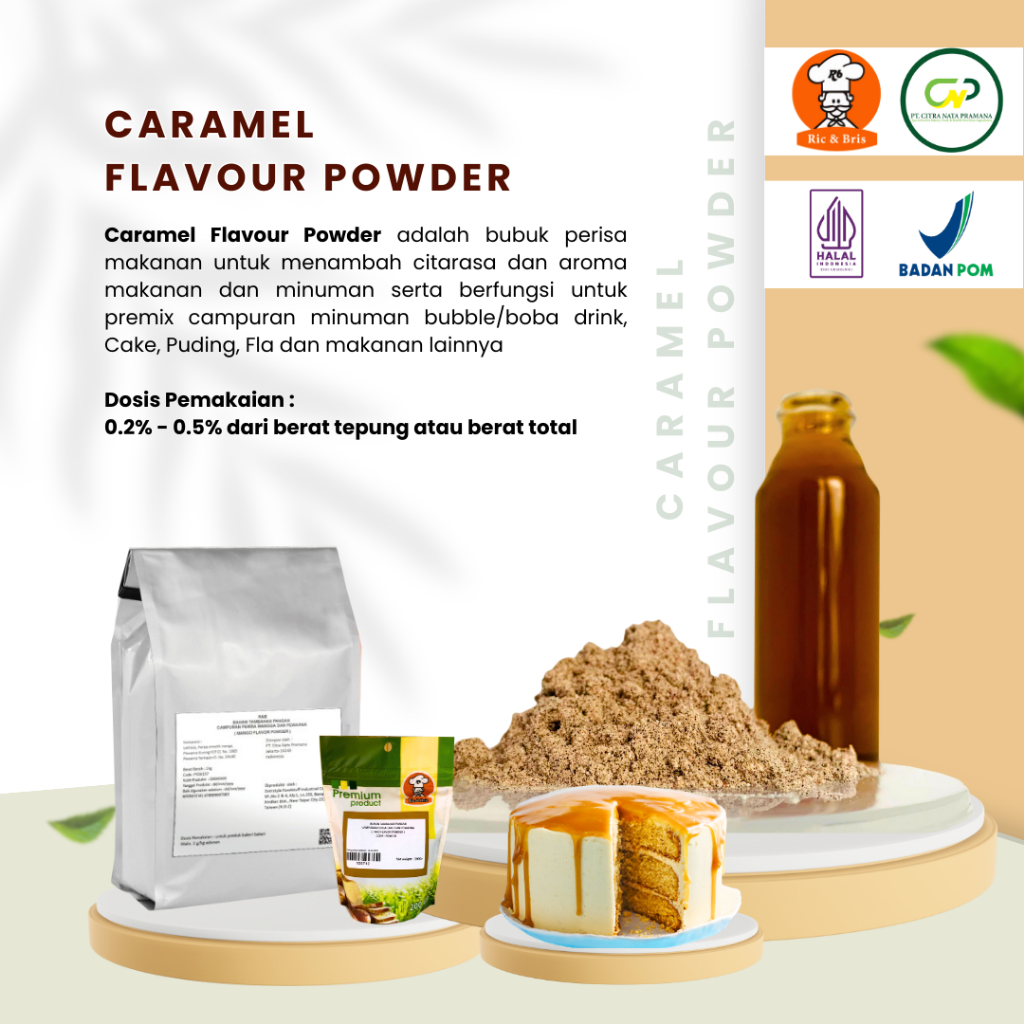 Jual Caramel Flavour Powder / Bubuk Minuman Caramel / Bubuk Minuman ...
