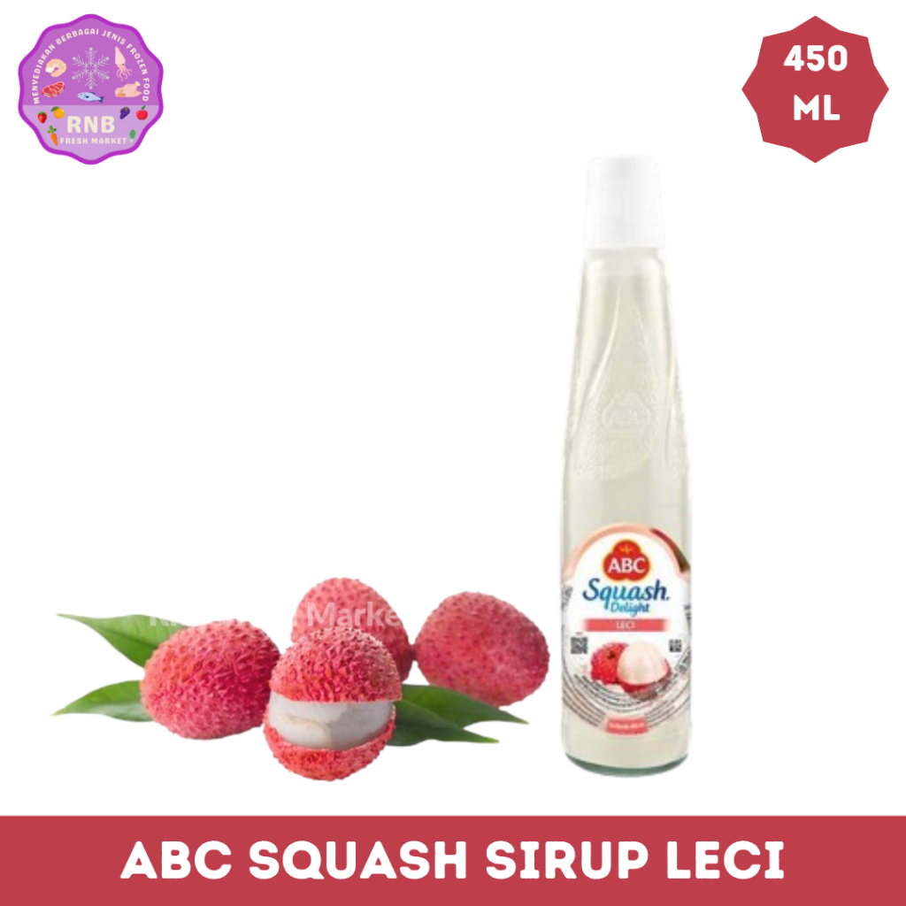 Jual Abc Squash Delight Leci Sirup Netto 450 Ml | Shopee Indonesia