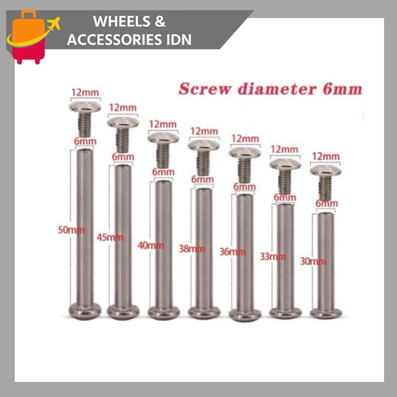 Jual As Roda koper baut screws rivet axles bolt pin pen Shopee Indonesia