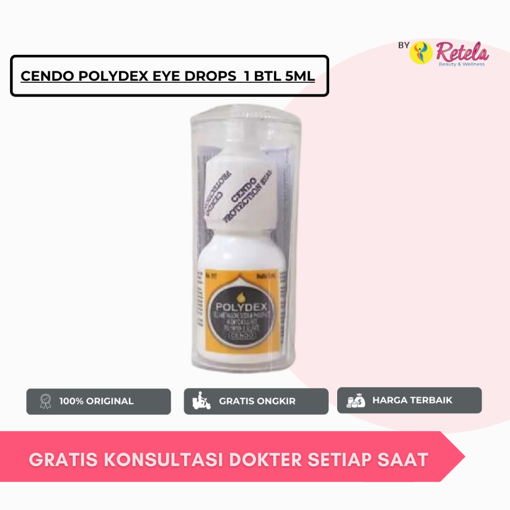 Jual CENDO POLYDEX EYE DROPS 1 BOTOL 5ML Shopee Indonesia