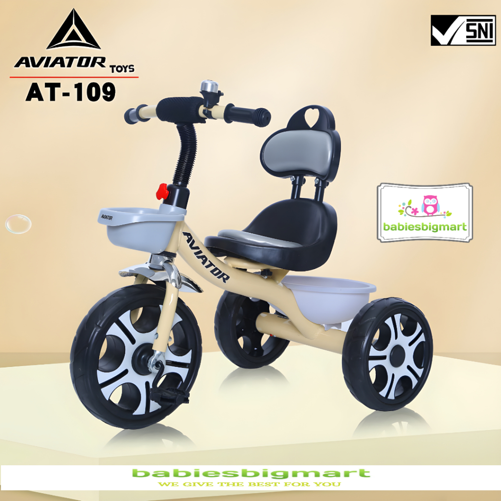Jual SEPEDA ANAK RODA 3 TIGA TRICYCLE AVIATOR 107 / AT 109 / AT 251 ...
